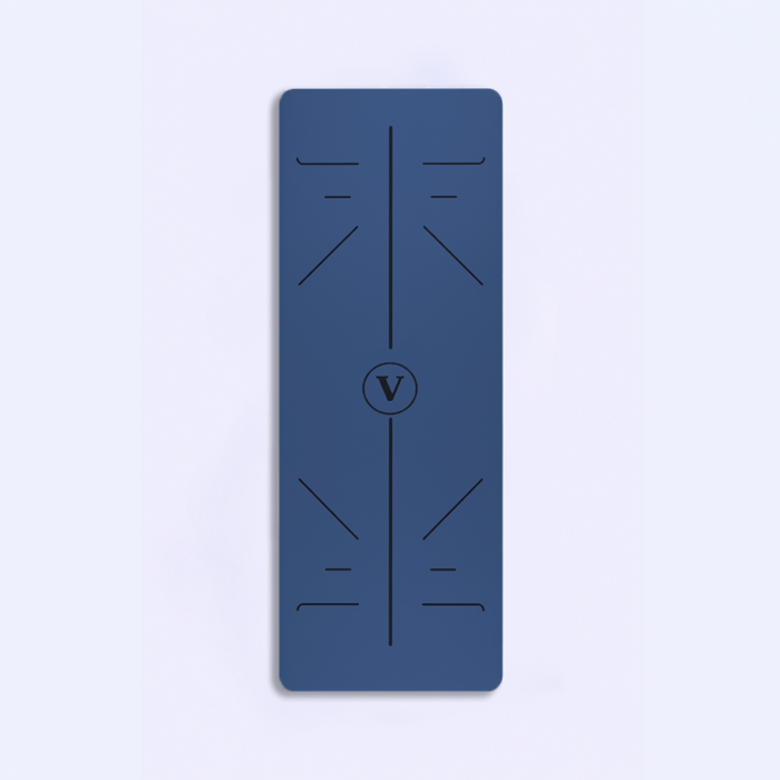 مت یوگا حرفه‌ای مستطیل Velzoo مدل Ocean Blue