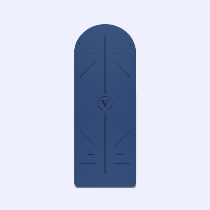 مت یوگا حرفه ای Velzoo مدل Curve رنگ Ocean Blue