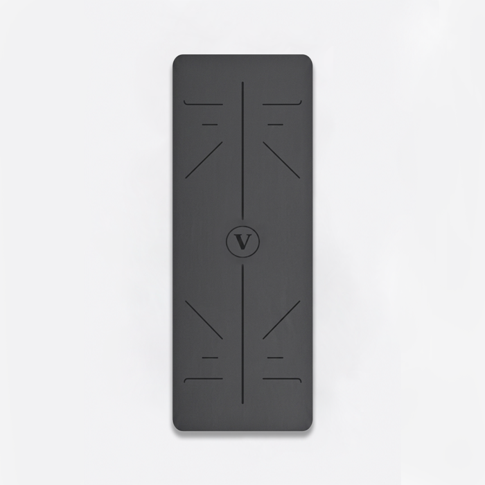مت یوگا حرفه ای مستطیل Velzoo مدل Charcoal Black